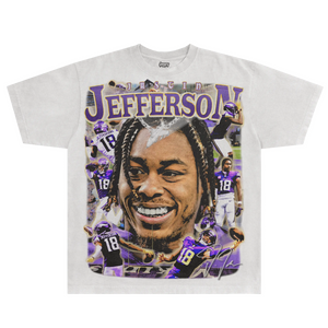 Justin Jefferson Vikings Tee - Greazy Tees