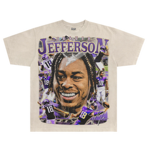 Justin Jefferson Vikings Tee - Greazy Tees