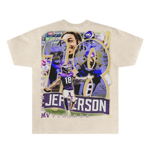 Justin Jefferson Vikings Tee - Greazy Tees