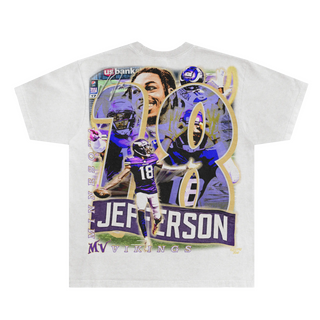 Justin Jefferson Vikings Tee - Greazy Tees