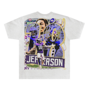 Justin Jefferson Vikings Tee - Greazy Tees