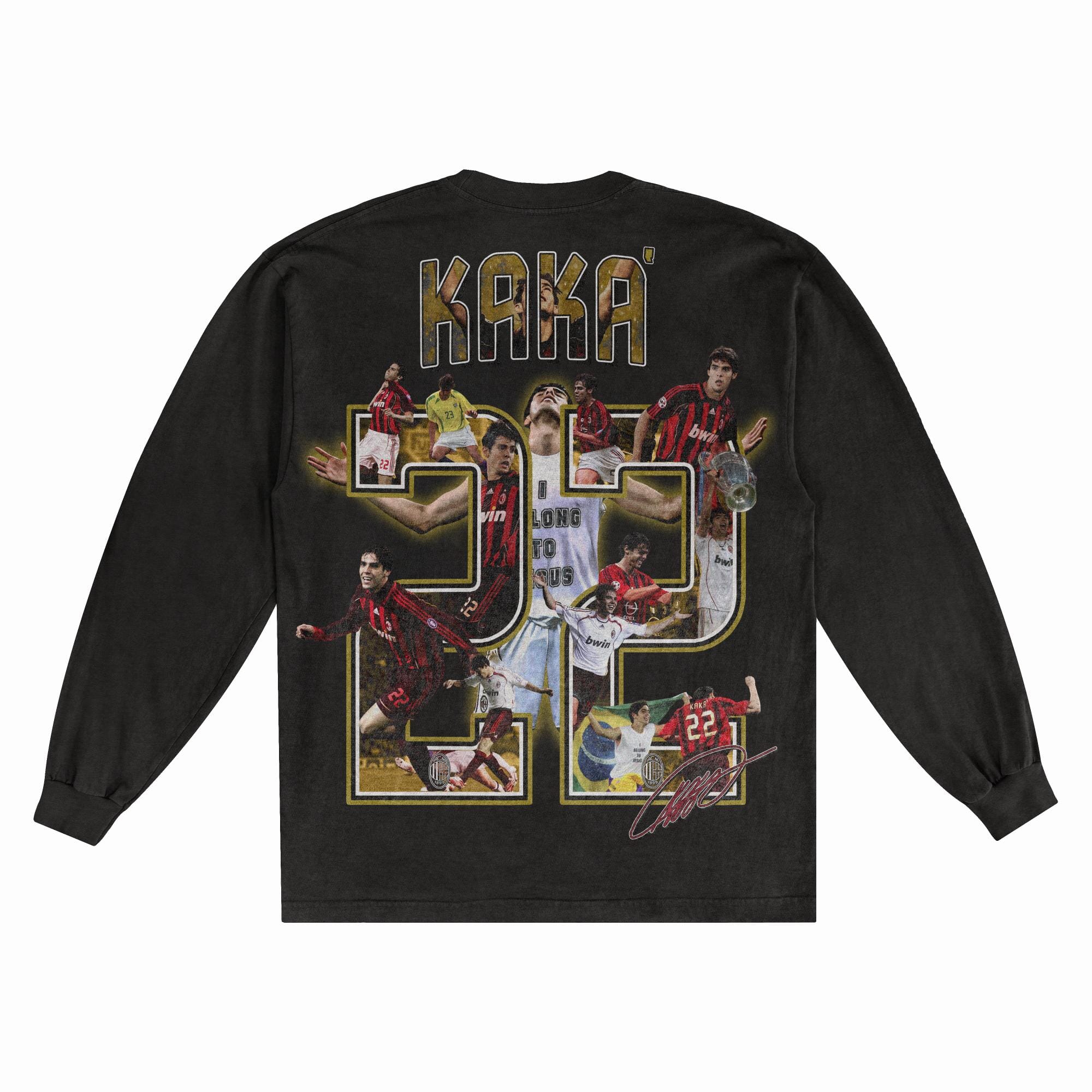 Kaká AC Milan Classic Long Sleeved Tee - Greazy Tees