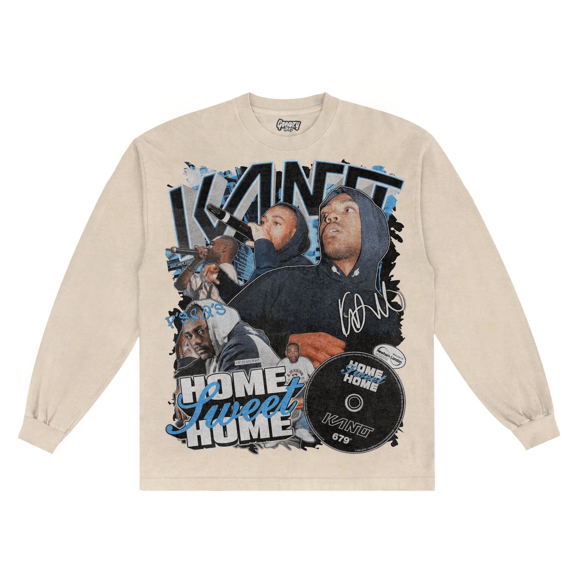 Kano Home Sweet Home Long Sleeved Tee - Greazy Tees