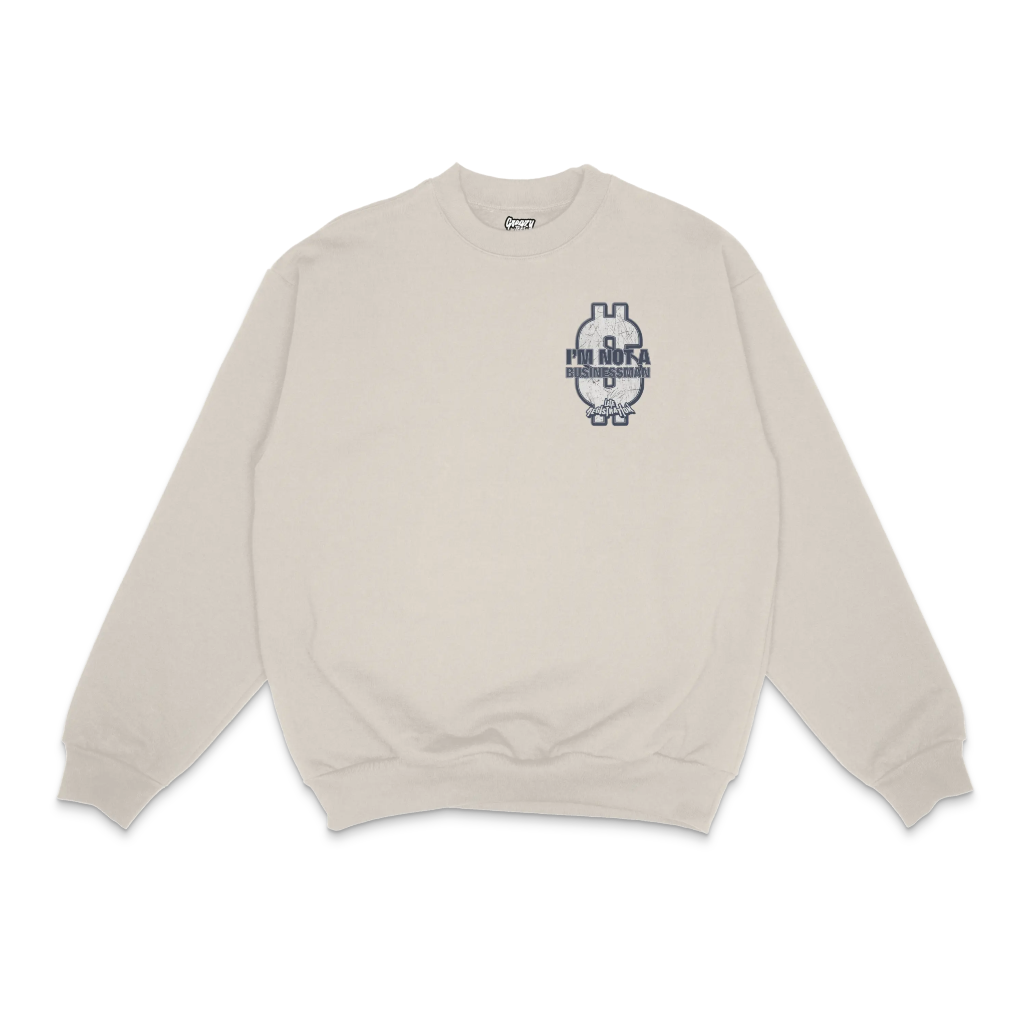 Kanye West Businessman Crewneck Sweatshirt - Greazy Tees