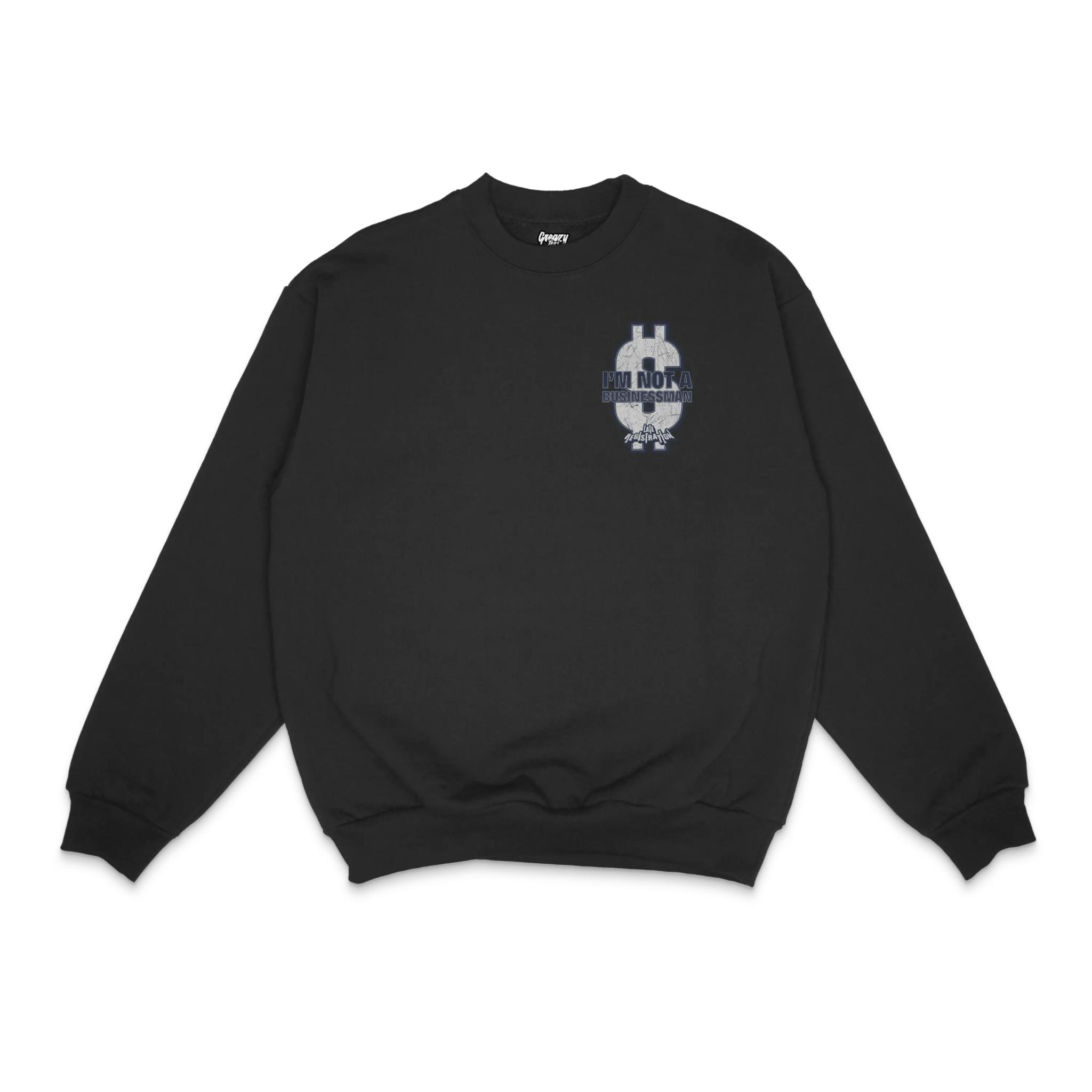 Kanye West Businessman Crewneck Sweatshirt - Greazy Tees