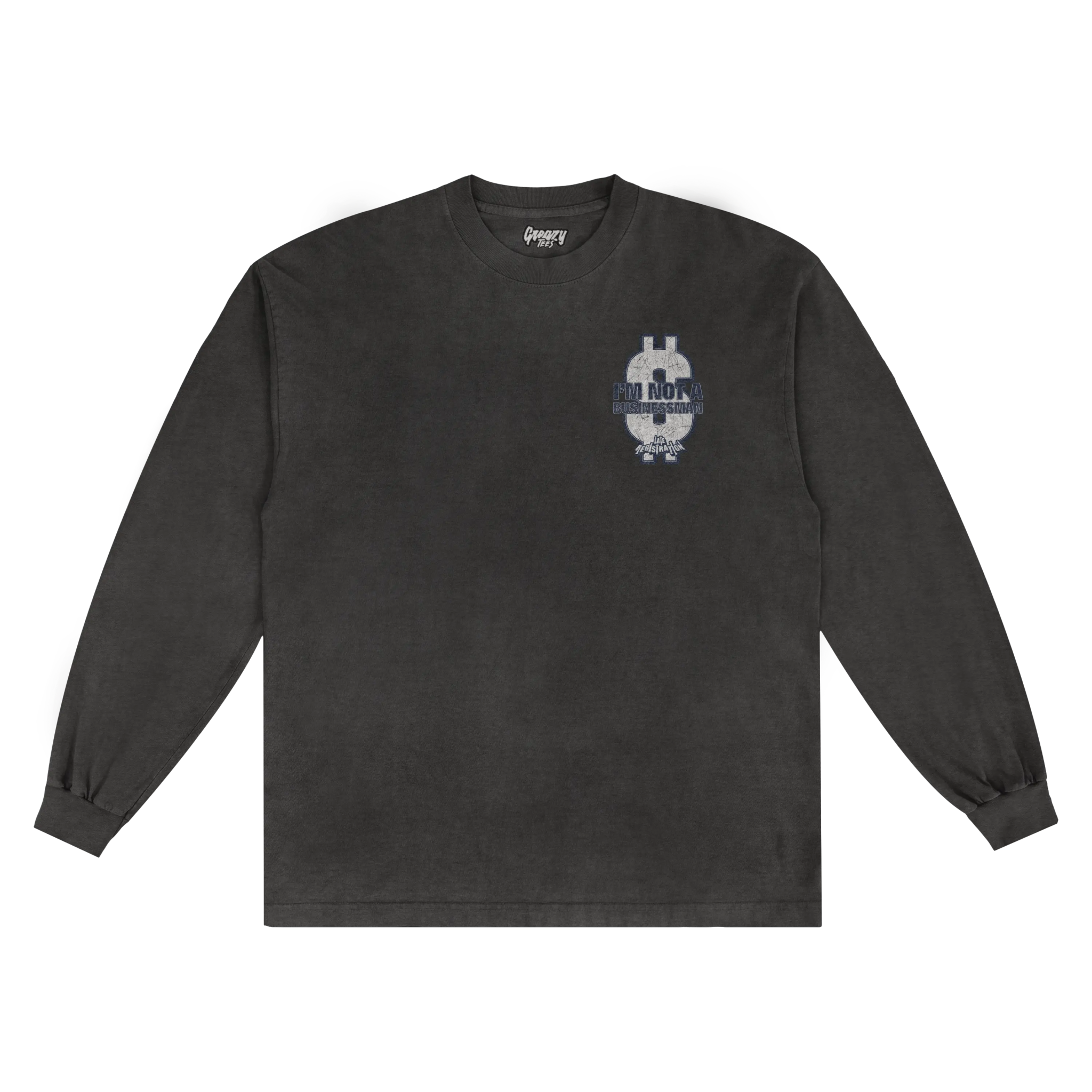 Kanye West Businessman Long Sleeved Tee - Greazy Tees