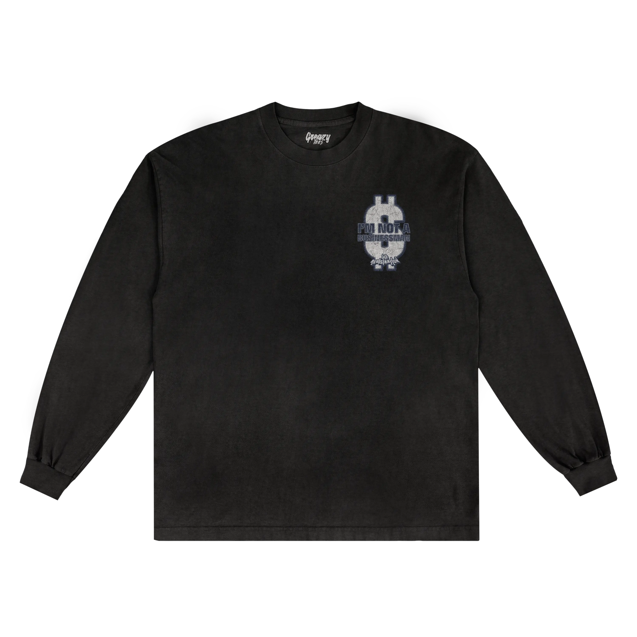 Kanye West Businessman Long Sleeved Tee - Greazy Tees