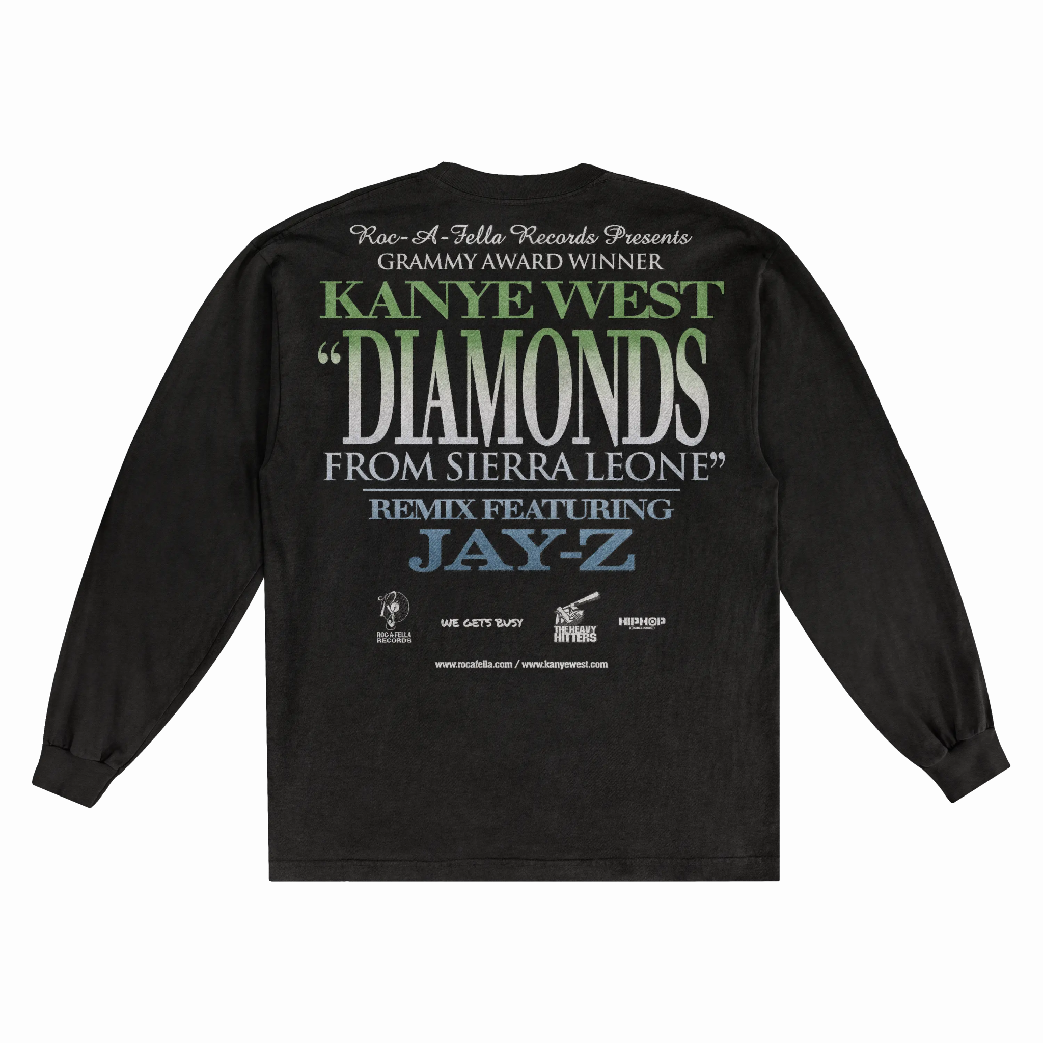 Kanye West Diamonds Long Sleeved Tee - Greazy Tees