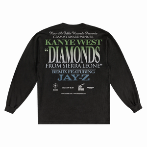 Kanye West Diamonds Long Sleeved Tee - Greazy Tees