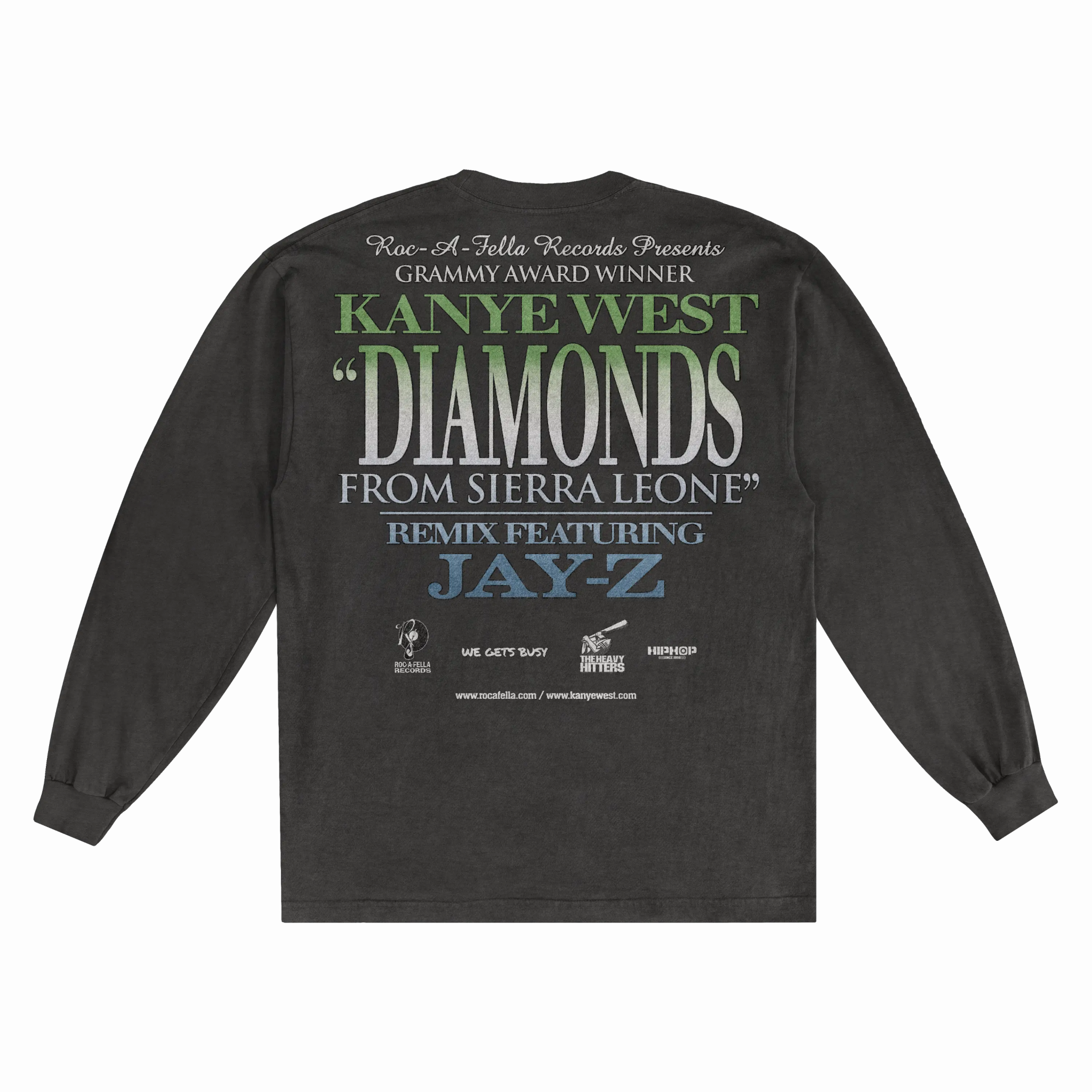 Kanye West Diamonds Long Sleeved Tee - Greazy Tees