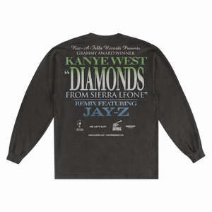 Kanye West Diamonds Long Sleeved Tee - Greazy Tees