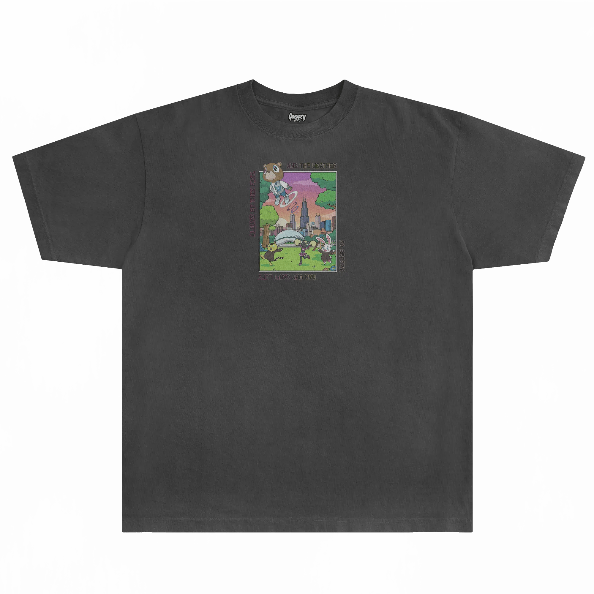 Kanye West Flashing Lights Tee - Greazy Tees