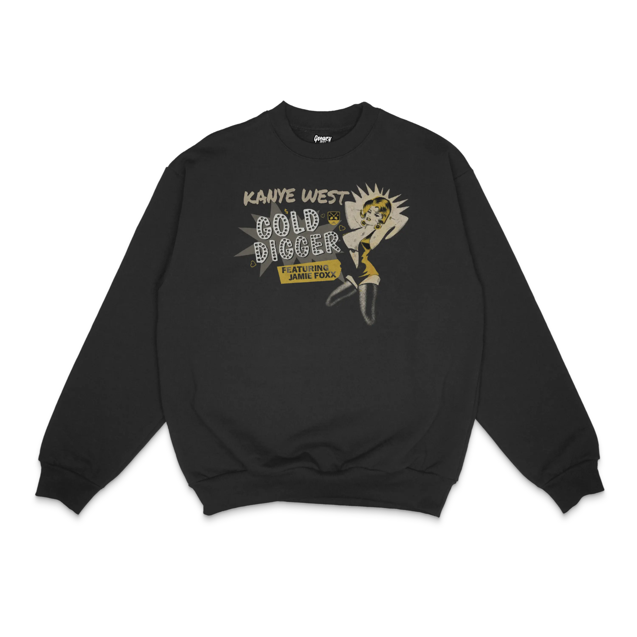 Kanye West Gold Digger Crewneck Sweatshirt - Greazy Tees