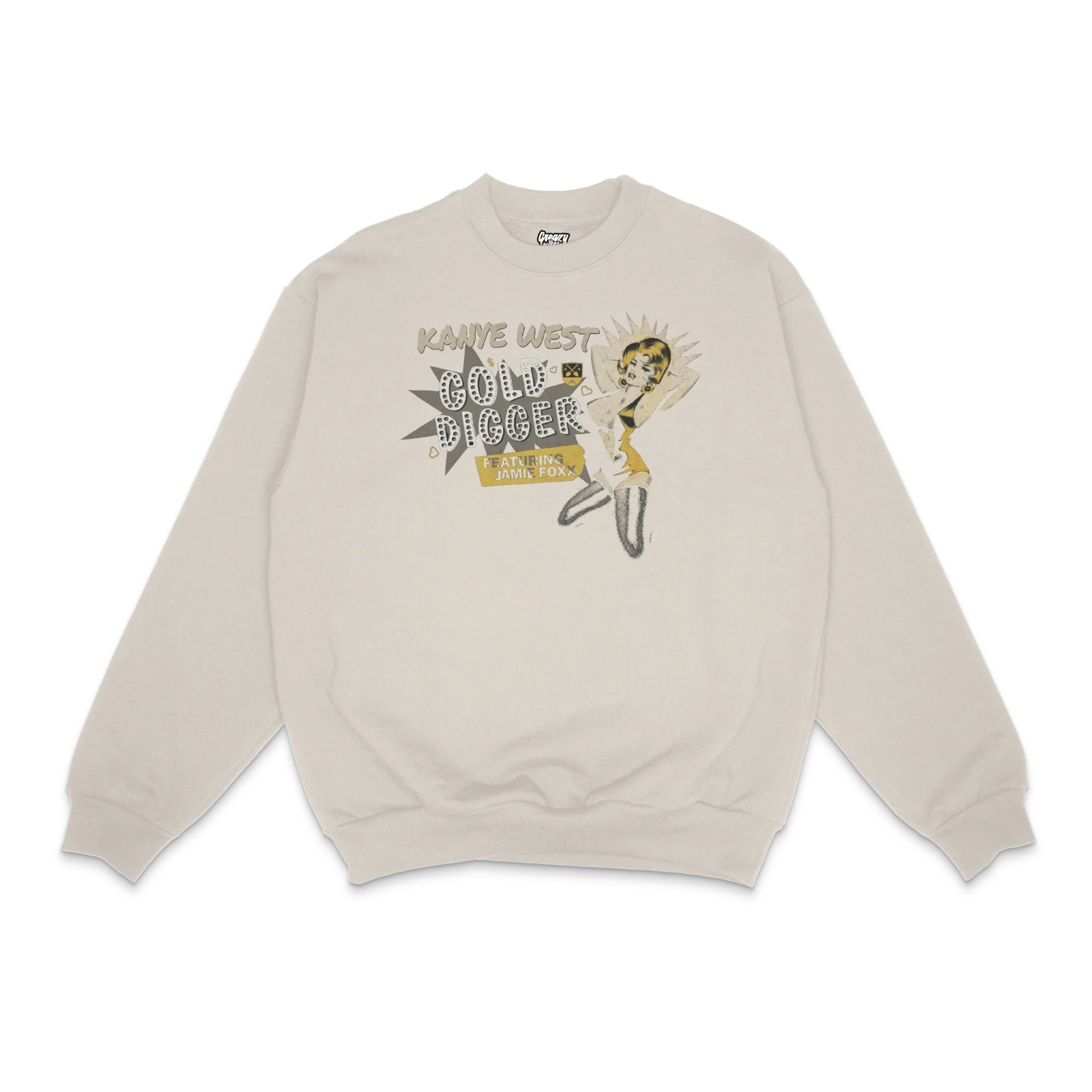 Kanye West Gold Digger Crewneck Sweatshirt - Greazy Tees