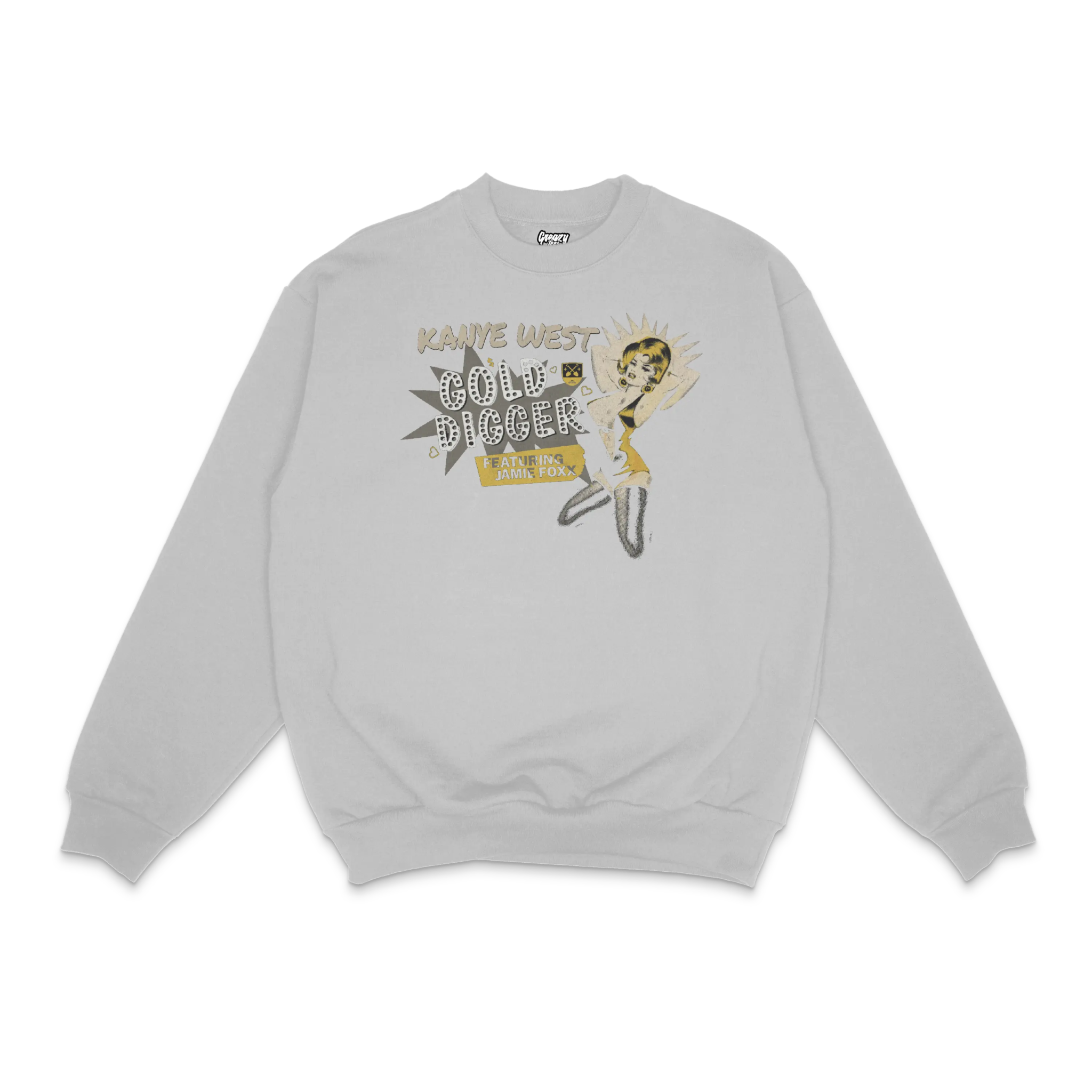 Kanye West Gold Digger Crewneck Sweatshirt - Greazy Tees