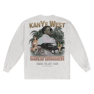 Kanye West Gold Digger Long Sleeved Tee - Greazy Tees