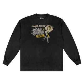 Kanye West Gold Digger Long Sleeved Tee - Greazy Tees