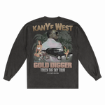 Kanye West Gold Digger Long Sleeved Tee - Greazy Tees