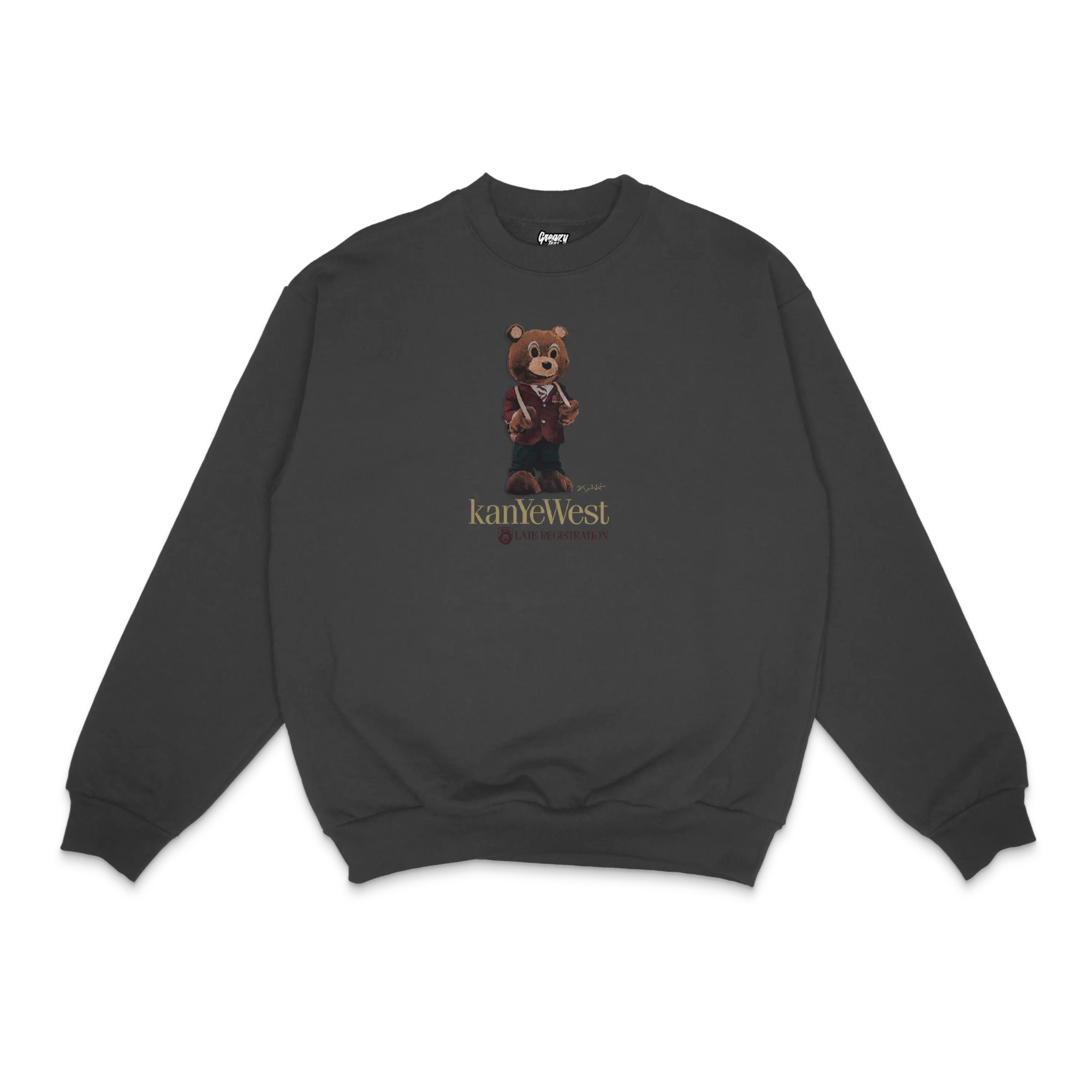 Kanye West Late Reg Polo Bear Crewneck Sweatshirt - Greazy Tees