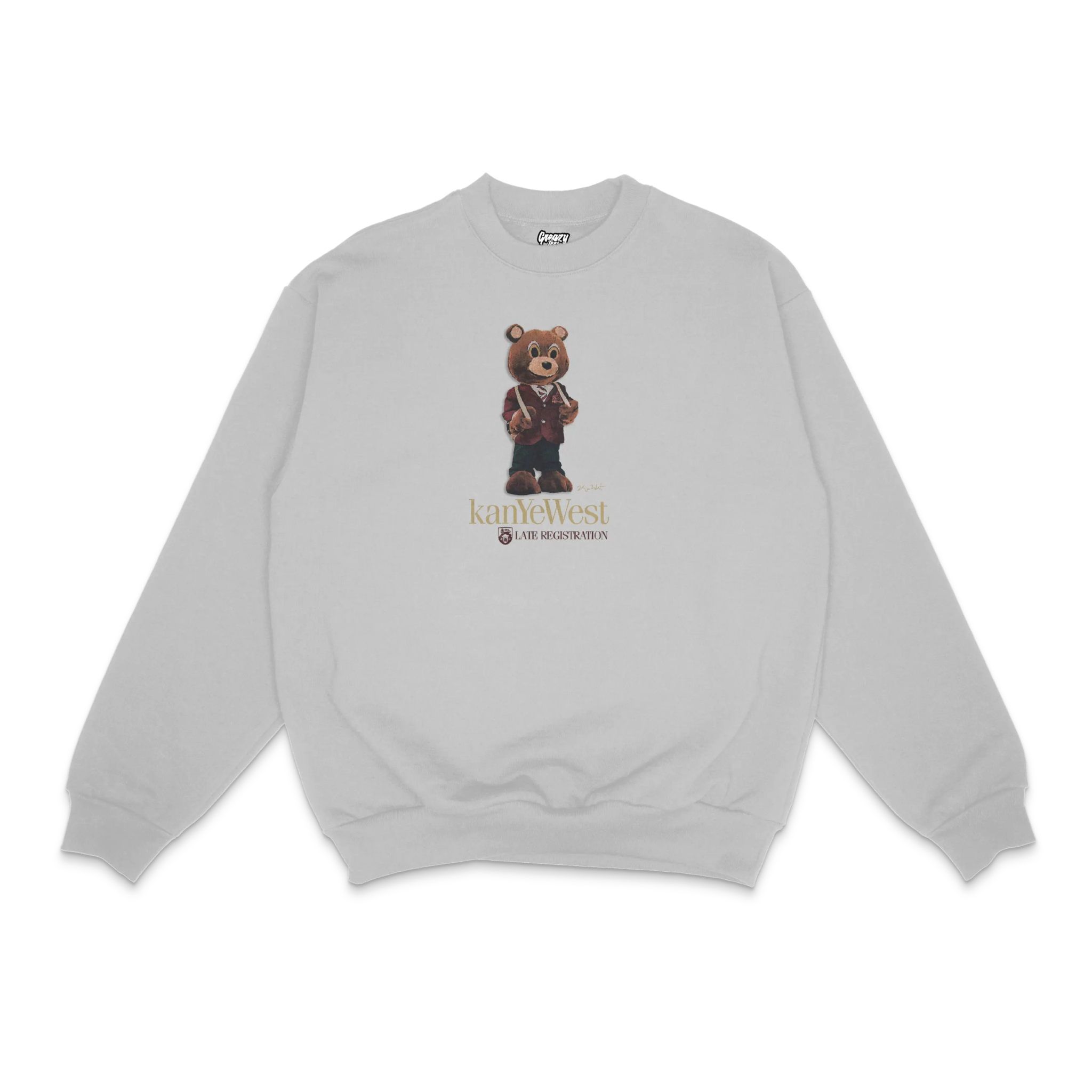 Kanye West Late Reg Polo Bear Crewneck Sweatshirt - Greazy Tees