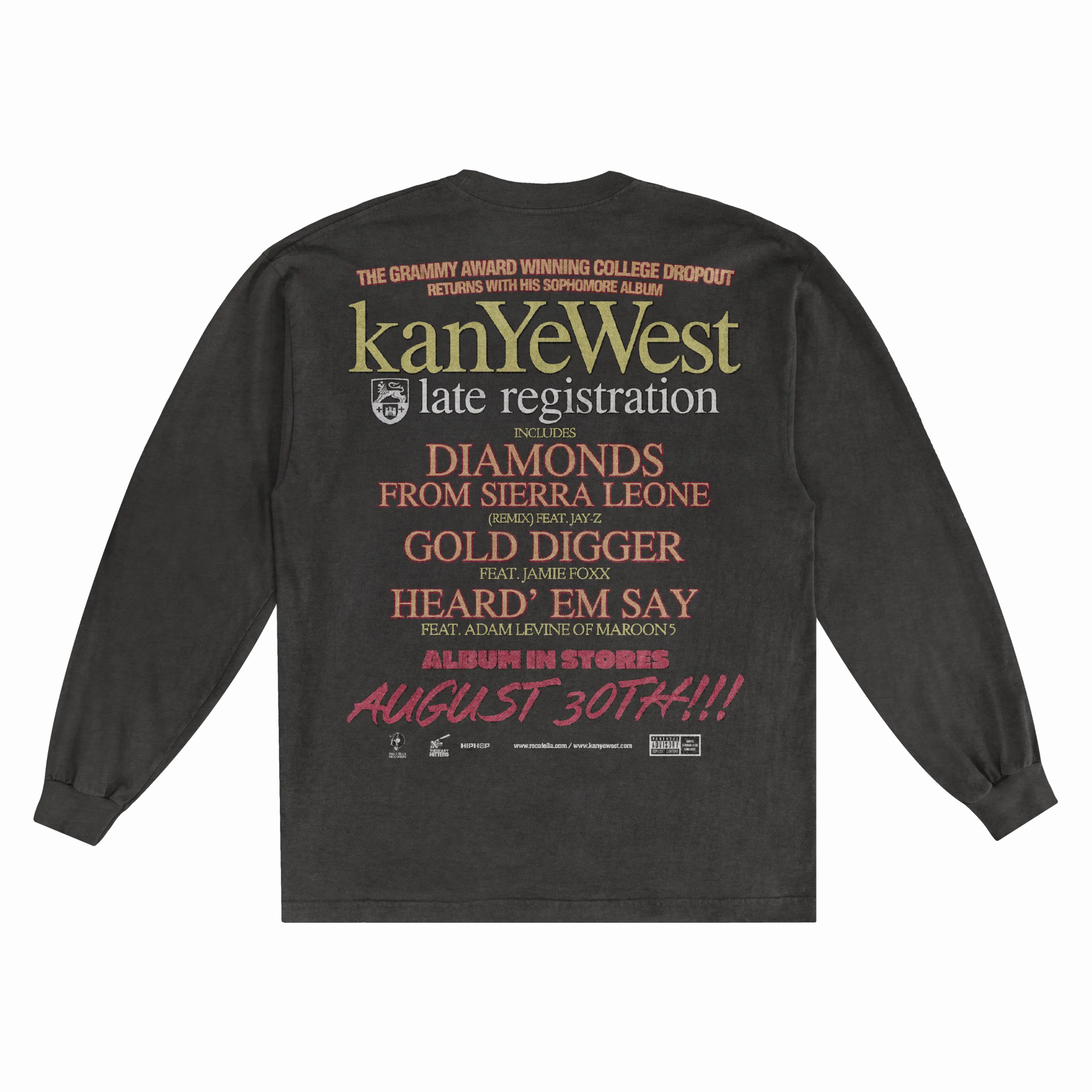 Kanye West Late Reg Polo Bear Long Sleeved Tee - Greazy Tees