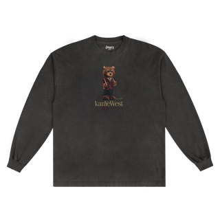 Kanye West Late Reg Polo Bear Long Sleeved Tee - Greazy Tees