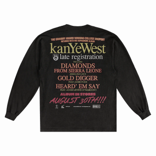 Kanye West Late Reg Polo Bear Long Sleeved Tee - Greazy Tees