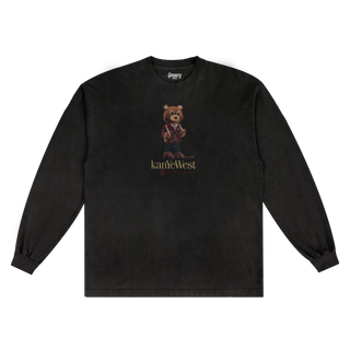 Kanye West Late Reg Polo Bear Long Sleeved Tee - Greazy Tees