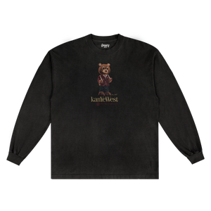 Kanye West Late Reg Polo Bear Long Sleeved Tee - Greazy Tees