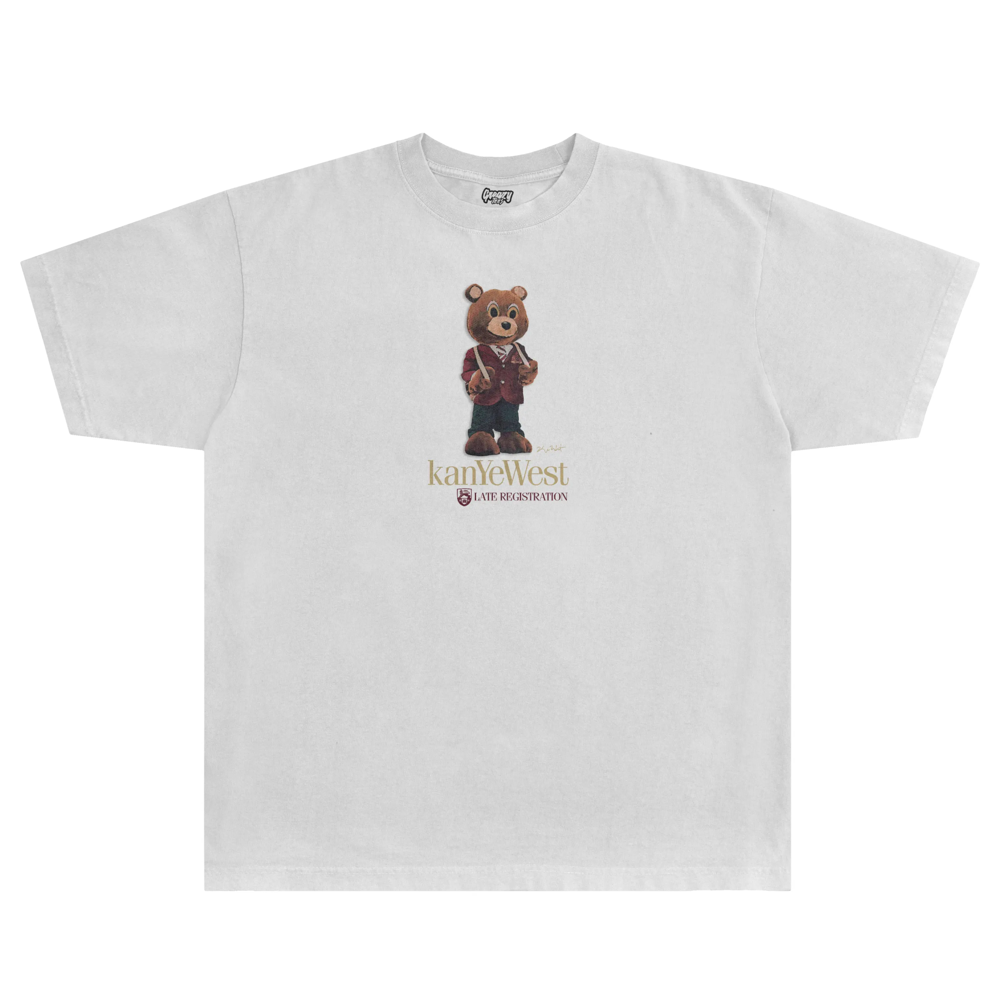 Kanye West Late Reg Polo Bear Tee - Greazy Tees