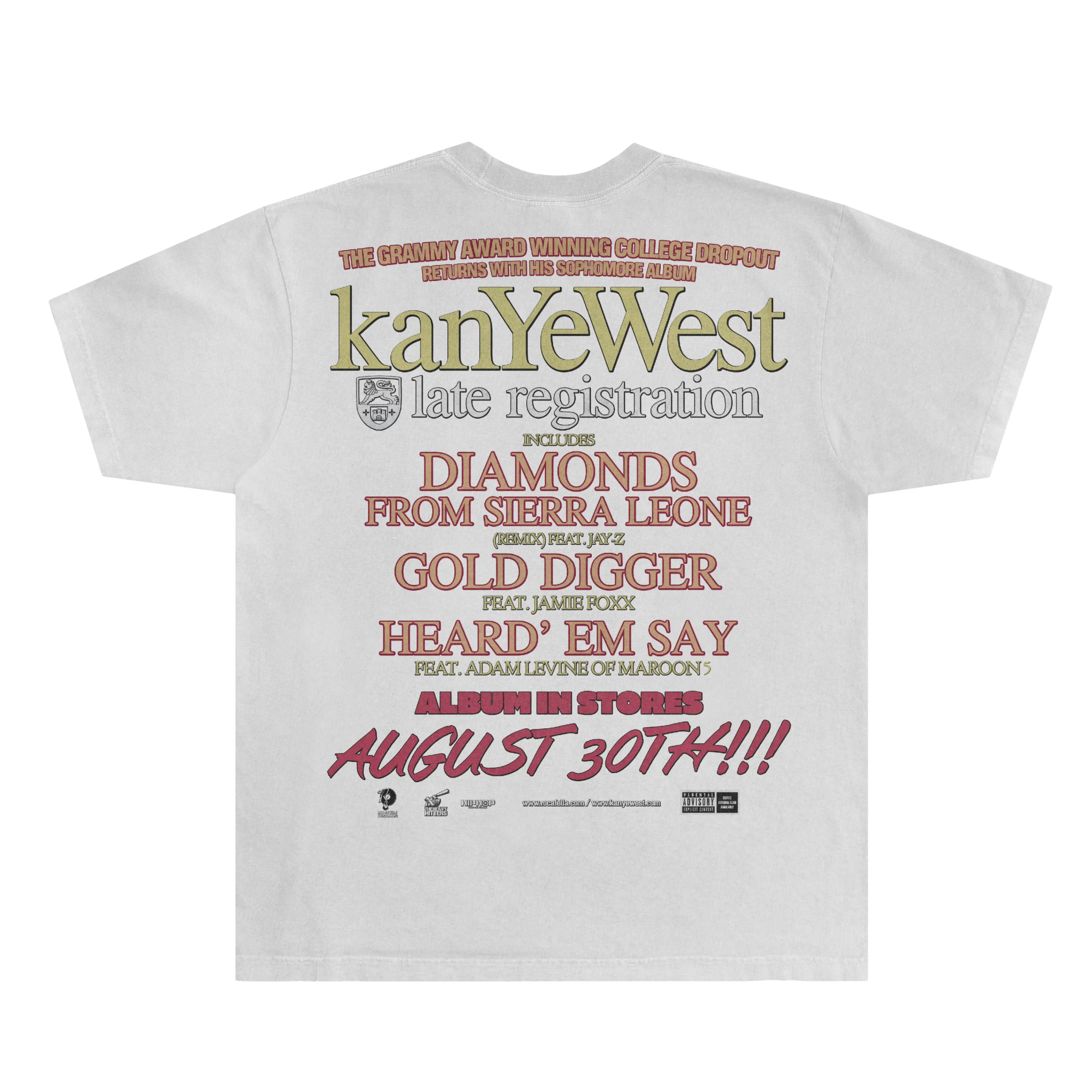 Kanye West Late Reg Polo Bear Tee - Greazy Tees