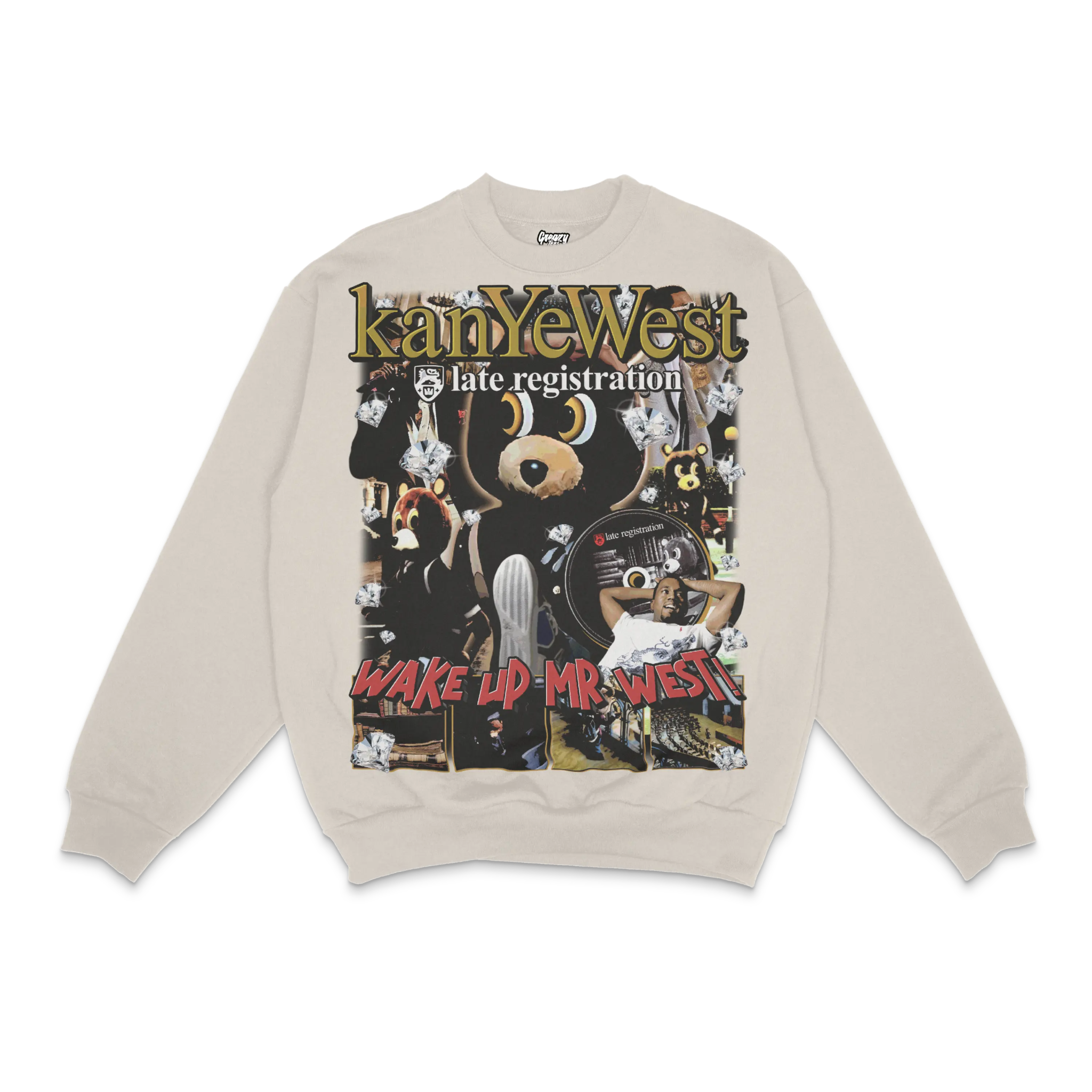 Kanye West Late Registration Crewneck Sweatshirt - Greazy Tees