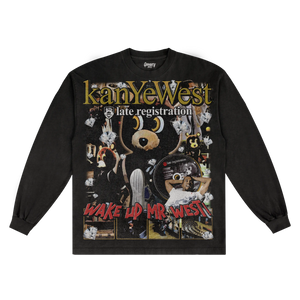 Kanye West Late Registration Long Sleeved Tee - Greazy Tees