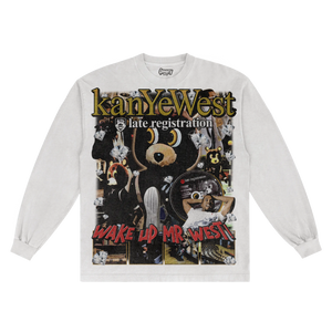 Kanye West Late Registration Long Sleeved Tee - Greazy Tees