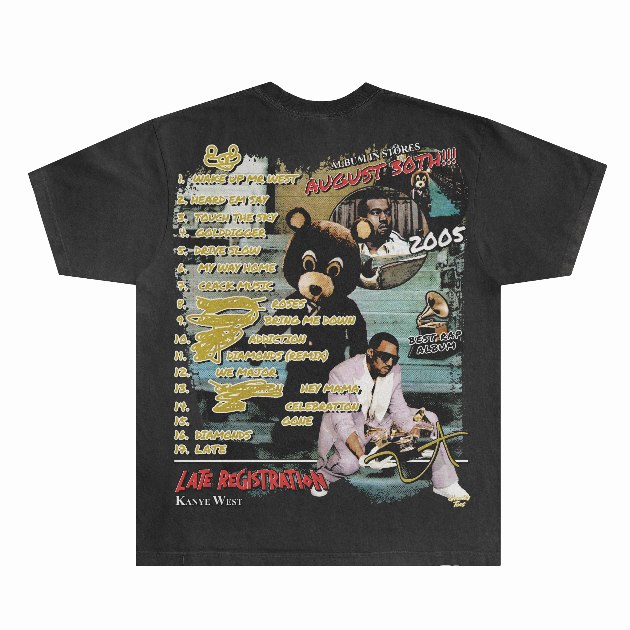 Kanye West Late Registration Tee - Greazy Tees