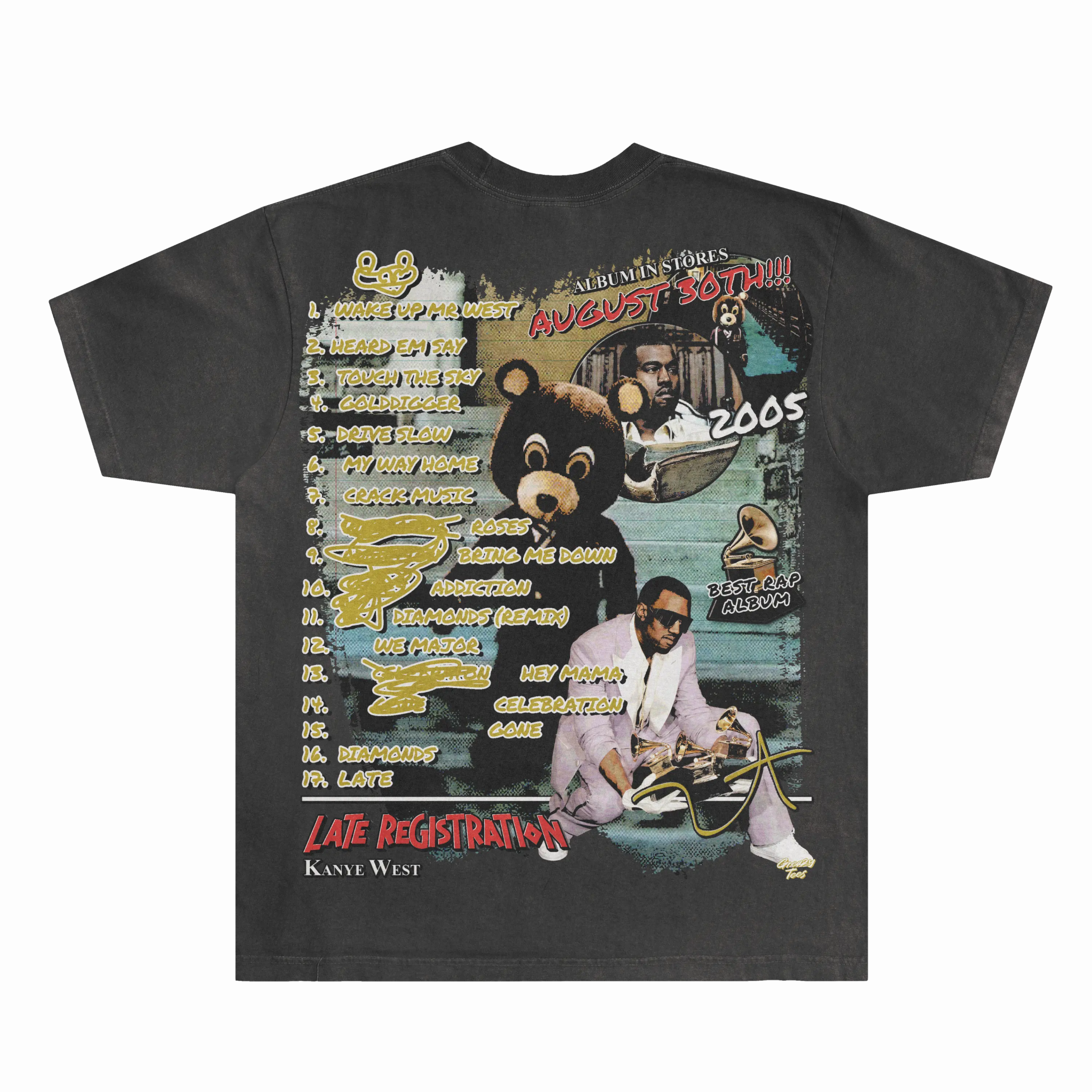 Kanye West Late Registration Tee - Greazy Tees