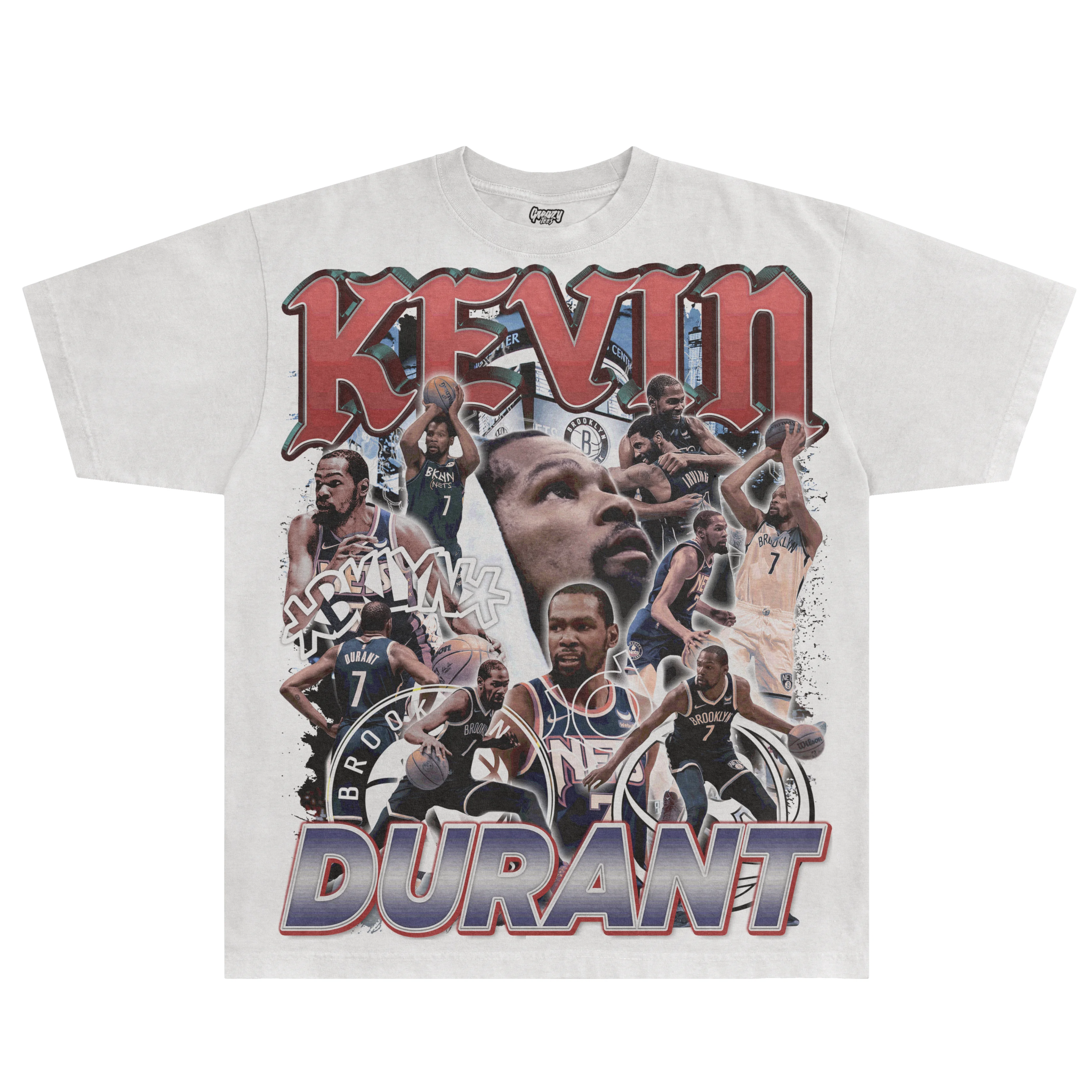 Kevin Durant BK Nets Classic Tee - Greazy Tees