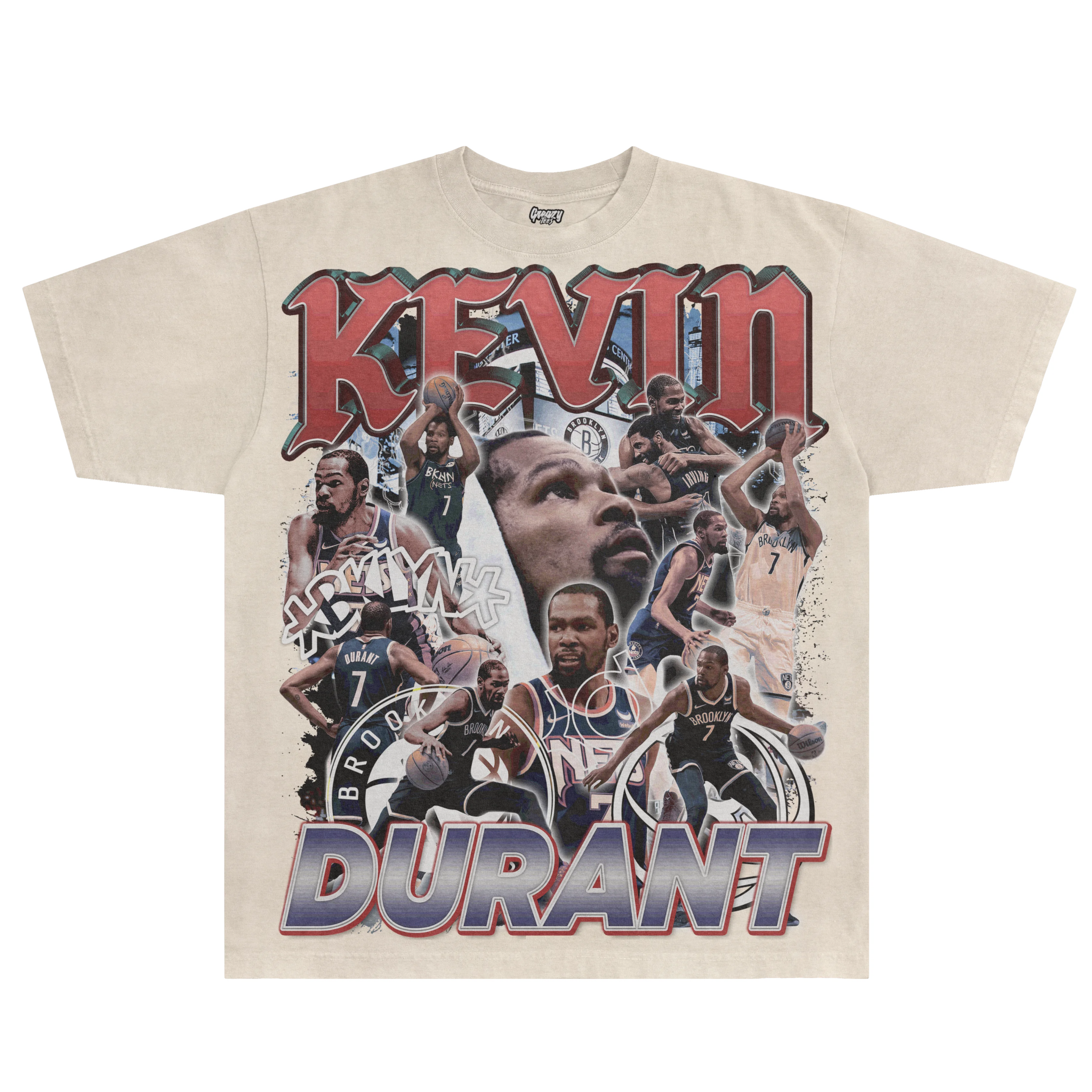 Kevin Durant BK Nets Classic Tee - Greazy Tees