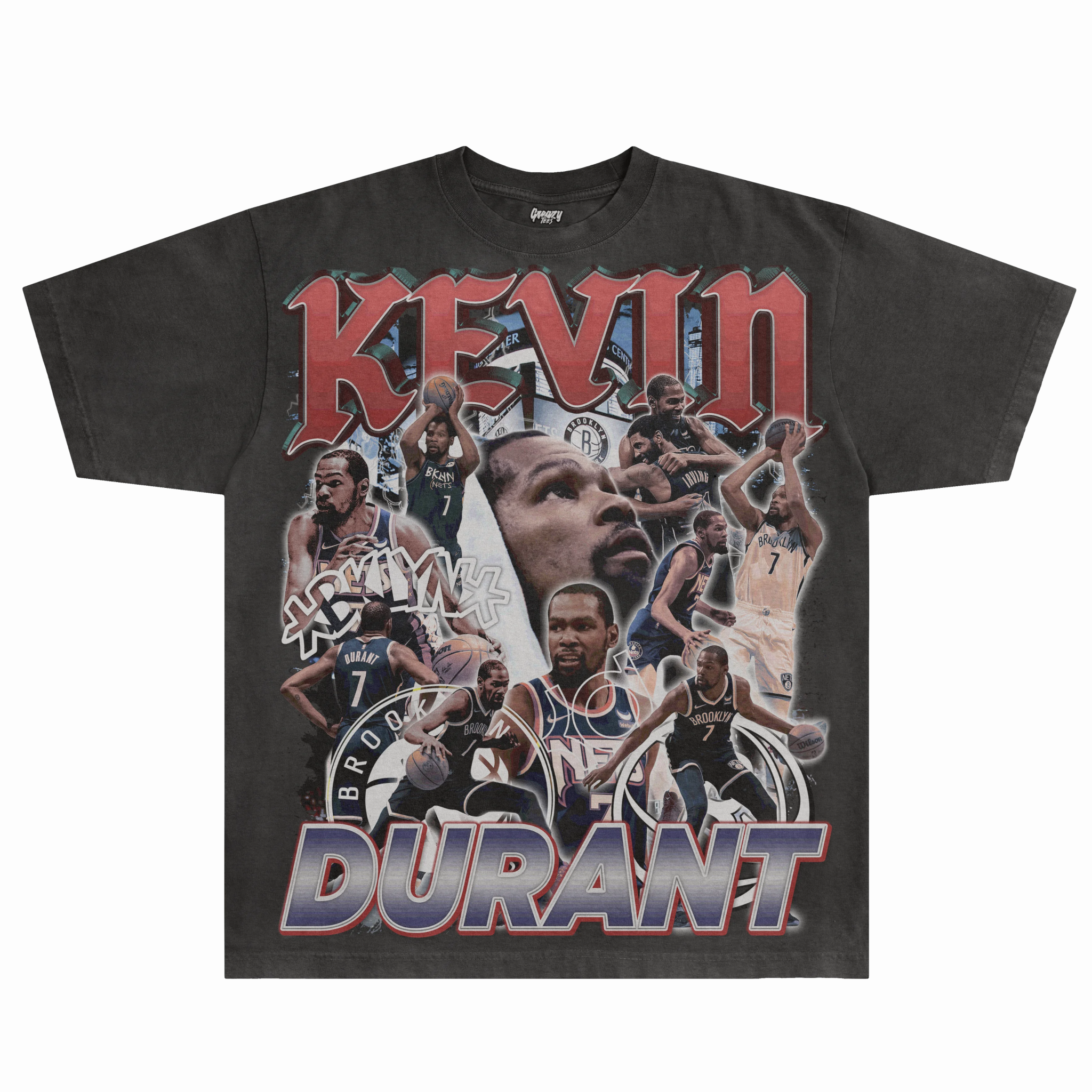Kevin Durant BK Nets Classic Tee - Greazy Tees