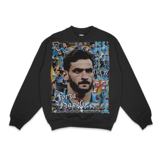 Khvicha Kvaratskhelia Napoli Crewneck Sweatshirt - Greazy Tees