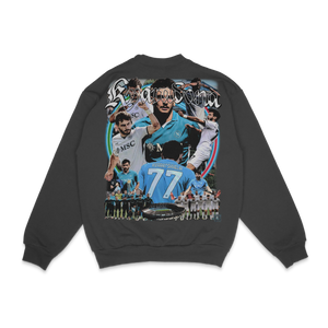 Khvicha Kvaratskhelia Napoli Crewneck Sweatshirt - Greazy Tees