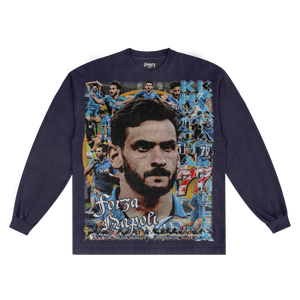 Khvicha Kvaratskhelia Napoli Long Sleeved Tee - Greazy Tees