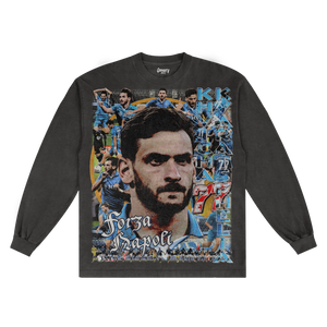 Khvicha Kvaratskhelia Napoli Long Sleeved Tee - Greazy Tees