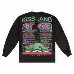 Kiss Land Long Sleeved Tee - Greazy Tees
