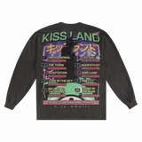 Kiss Land Long Sleeved Tee - Greazy Tees