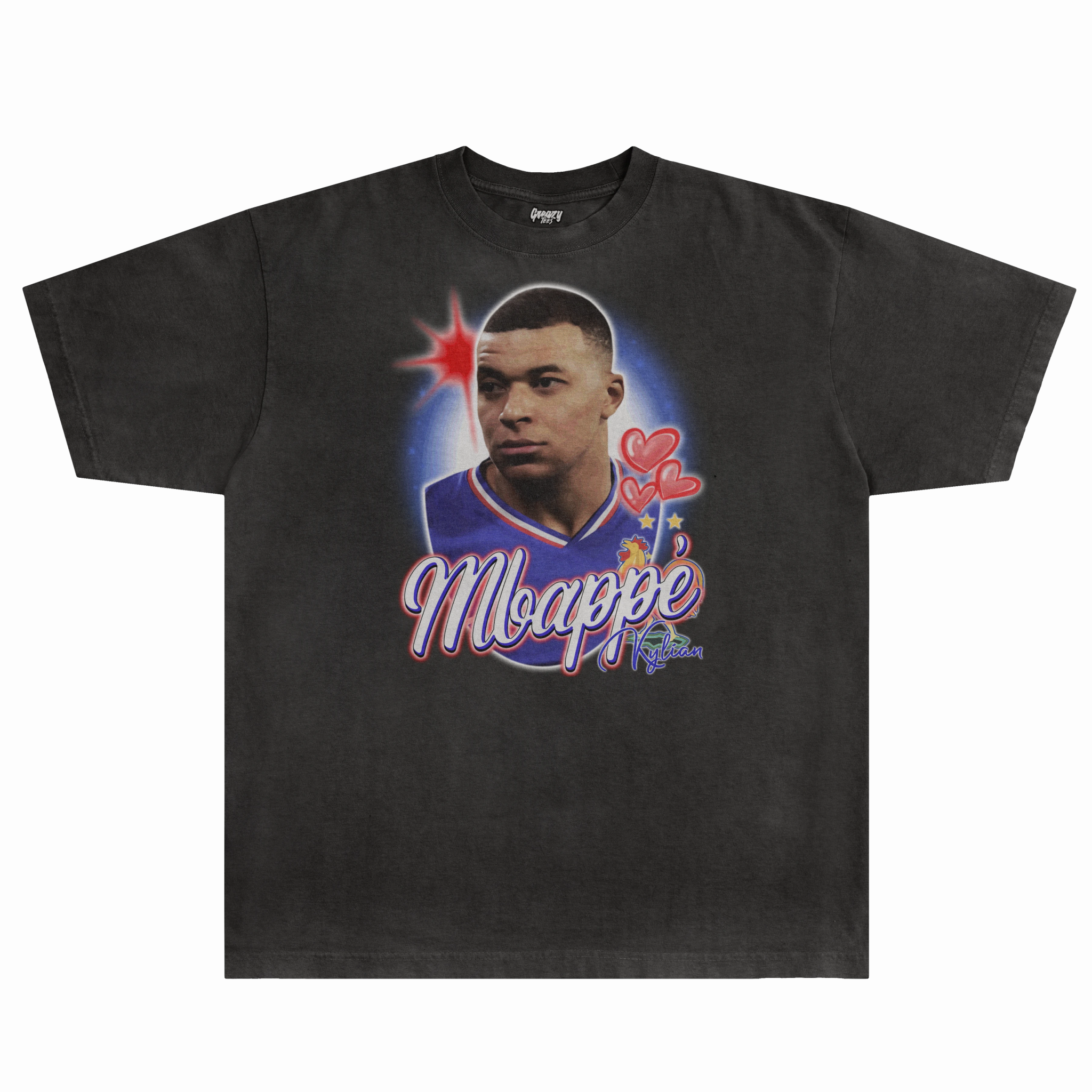 Kylian Mbappé Euro '24 Tee - Greazy Tees