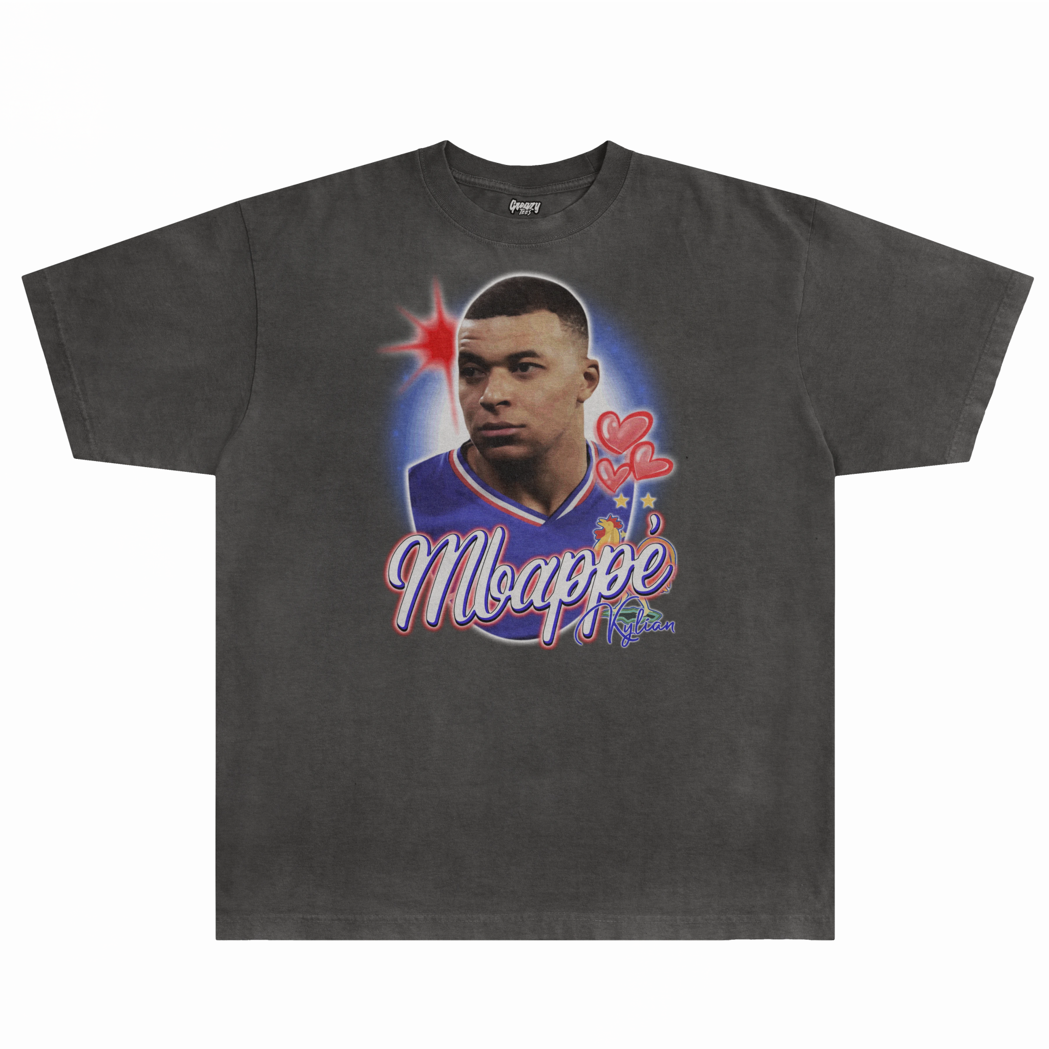 Kylian Mbappé Euro '24 Tee - Greazy Tees