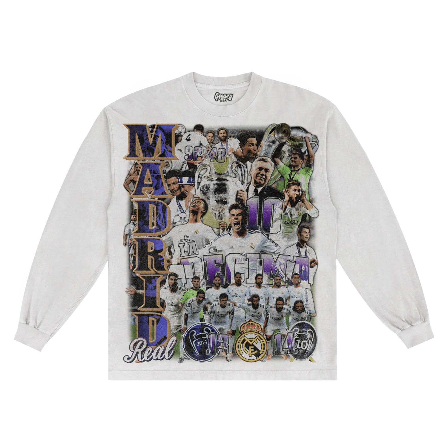 La Décima Long Sleeved Tee - Greazy Tees