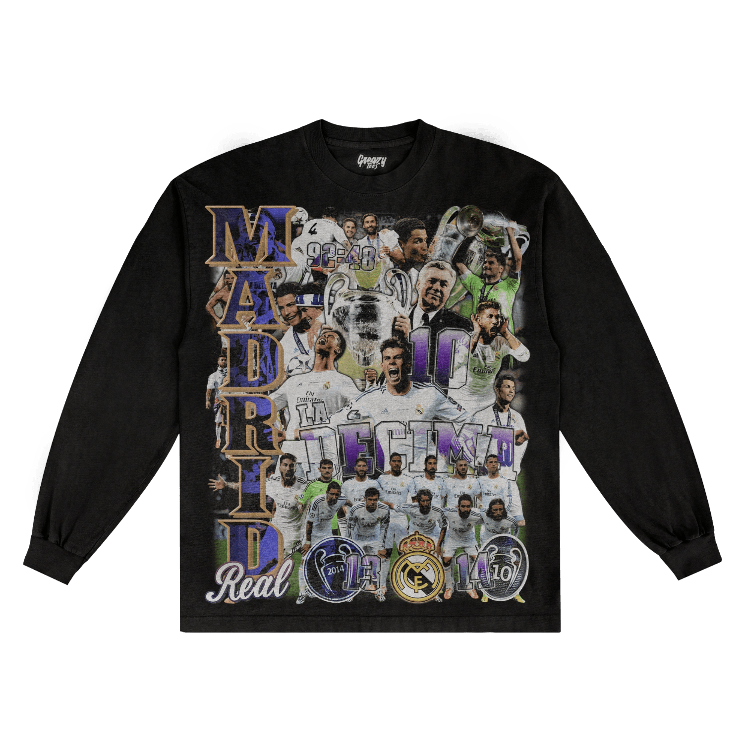 La Décima Long Sleeved Tee - Greazy Tees