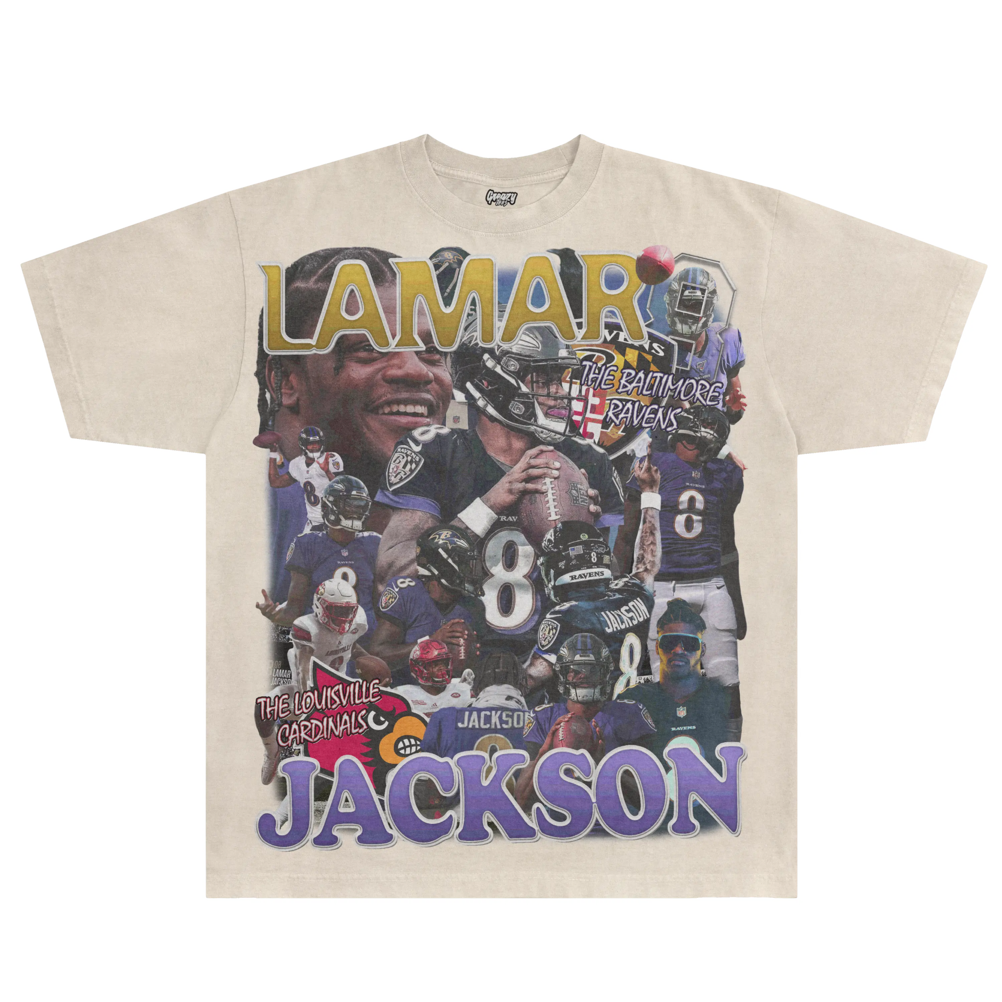 Lamar Jackson Ravens Tee - Greazy Tees